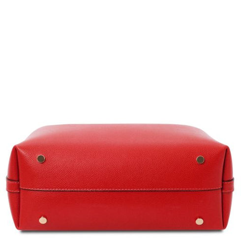 Clio - Leather secchiello bag